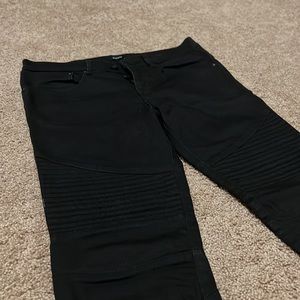 STAMPD Black Motorcycle Jeans